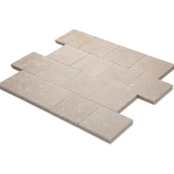 Pavé Pierre d'Egypte Beige 20x20x2 cm (vendu au m² - 25 pavés/m²) - RO'MA NATURE