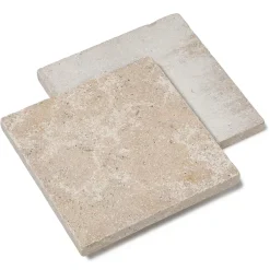 Pavé Pierre d'Egypte Beige 20x20x2 cm (vendu au m² - 25 pavés/m²) - RO'MA NATURE