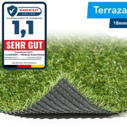 Pelouse artificielle Terraza Hauteur: 18 mm 100 x 200 cm