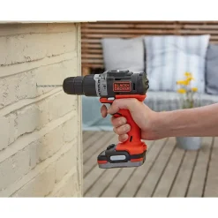 Perceuse visseuse à percussion sans fil Black & Decker BDCHD12S1-QW 12V 40Nm 1x1,5Ah