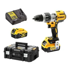 Perceuse visseuse à percussion XR 18V + 2 batteries 5Ah + chargeur - DEWALT - DCD997P2B-QW