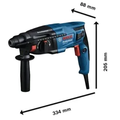 Perforateur-burineur SDS Plus 720W GBH 2-21 + coffret standard - BOSCH - 06112A6000