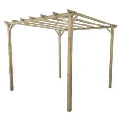 Pergola autoportante Ipomée en bois l.300 x L.300 x H.247 cm