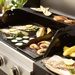 Petite grille de cuisson plancha en fonte GoodHome
