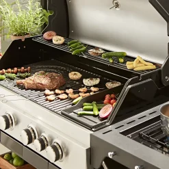Petite grille de cuisson plancha en fonte GoodHome