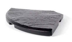 Pied de parasol dalle béton Eda décor pierre 18kg