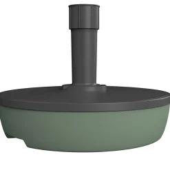 Pied de parasol EDA plastique gris et laurier 32kg