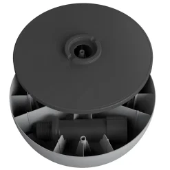 Pied de parasol EDA plastique gris 32kg
