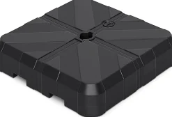 Pied de Parasol Lourd,Dalle Parasol Déporté à Poids avec Support en Croix,Support Parasol Remplie d'eau 45KG/Sable 60KG,38/48mm