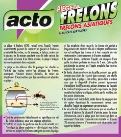 Piège à frelons Acto spécial frelons asiatiques