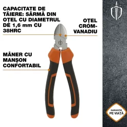 Pince coupante diagonale/latérale Magnusson 160mm