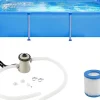 Piscine Tubulaire Rectangulaire,2,6X 1,8 x 0,66M Familiale Grande Capacité 2612L avec Pompe de Filtration,3 Couches