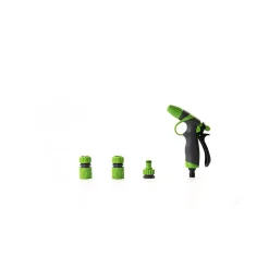 Pistolet d'arrosage et de nettoyage - Suan - Jets ajustables - Kit complet avec raccords