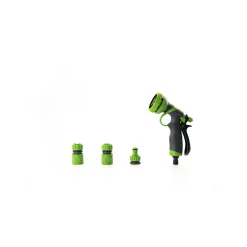 Pistolet d'arrosage et de nettoyage - Suan - 8 Jets - Kit complet avec raccords