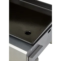 Plancha Alicia II Inox 2 feux Surface cuisson 52 x 34 cm 5 kW