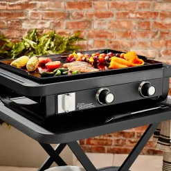 Plancha au gaz Rockwell GoodHome 2 brûleurs