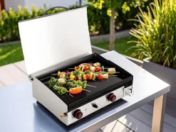 Plancha gaz 2 brûleurs Arenc 6 kW - Somagic
