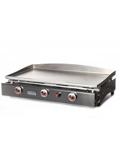 Plancha Gaz 3 Feux Tout Inox Lagoa