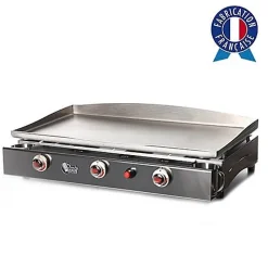 Plancha Gaz 3 Feux Tout Inox Lagoa