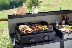 Plancha gaz Modern 60 cm Forge Adour feux