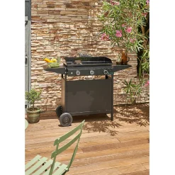 Plancha gaz Origin 75 cm Forge Adour 3 feux