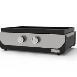 Plancha gaz Original 260 Duo noir et gris Le Marquier