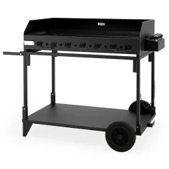 Plancha gaz Pakita 4105 sur chariot noir Le Marquier