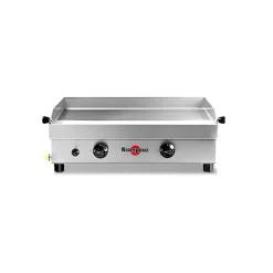 Plancha gaz 3000w plaque inox 54x33cm Krampouz PFSB2MA-KR samba