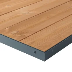Plinthe tour Grad aluminium 200 x 5 cm Areto