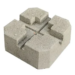 Plot béton pour terrasse Blooma 24 x 24 x h.10 cm