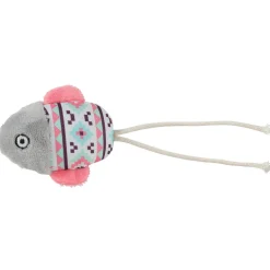 Poisson gris Kali 15 par 6 par 3 cm avec catnip Jouet chat
