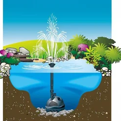 Pompe fontaine de bassin Xtra, Vol. 380 L