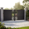Portail alu Neva anthracite - 300 x h.170 cm