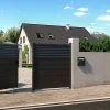 Portail aluminium Nazaré anthracite - 300 x h.163,4 cm