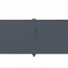 Portail battant 3m EIGER H.140cm aluminium gris