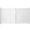 Portail battant 3m EIGER H.160cm blanc aluminium