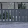 Portail coulissant 4m VEYMONT H.140cm aluminium gris