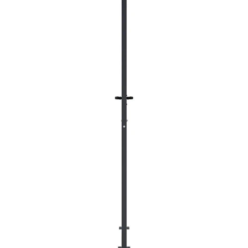 Portail de jardin Anthracite 100x175 cm Acier Design carré vidaXL