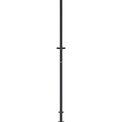 Portail de jardin Anthracite 100x175 cm Acier Design carré vidaXL