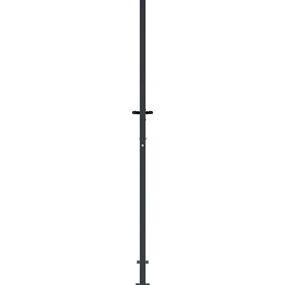 Portail de jardin Anthracite 100x175 cm Acier Design carré vidaXL