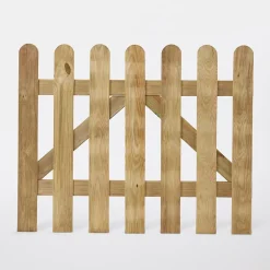 Portillon clôture bois Blooma Liao vert 100 x h.80 cm