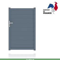 Portillon Jardimat Alpes gris , 100 x 160 cm