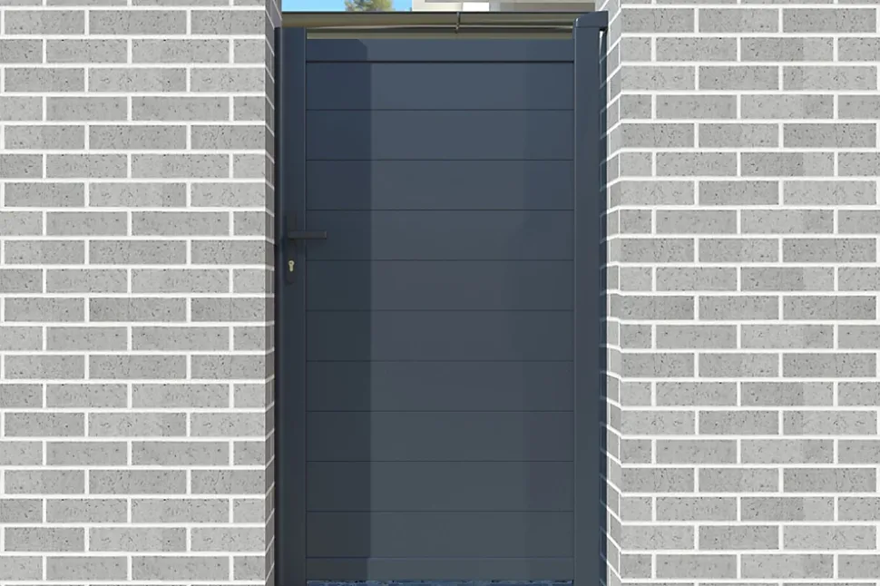 Portillon 1m EIGER H.180cm + Kit inversion ouverture
