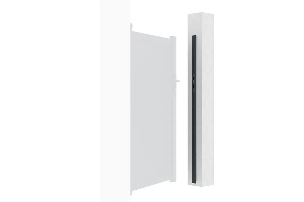 Portillon 1m EIGER H.160cm + Kit inversion ouverture