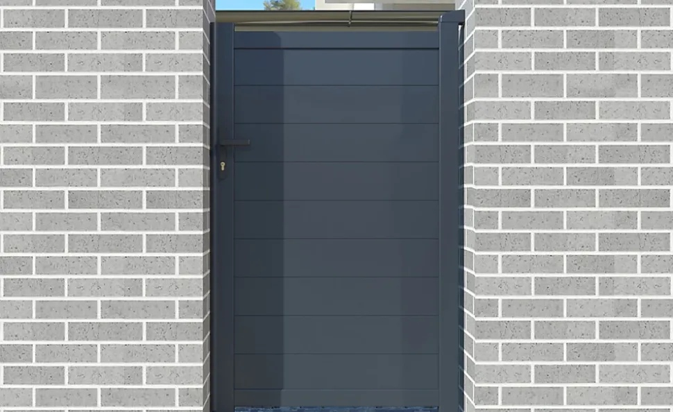 Portillon 1m EIGER H.160cm + Kit inversion ouverture