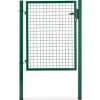 Portillon pour clôture grillagée à poteaux carrés Blooma vert 100 x h.120 cm