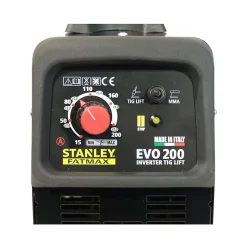 Poste à souder 200A MMA TIG LIFT EVO200 Professionnel Baguettes soudure 1.6 - 5 mm STANLEY FATMAX