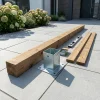 Poteau bois Zutam marron 9 x 9 x h.240 cm