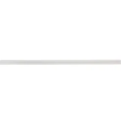 Poteau PVC blanc 3 rainures + 2 profils de finition - H. 2,40 m