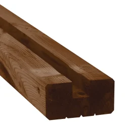 Poteau U21 Lemhi marron 4,5 x 9 x L.240 cm